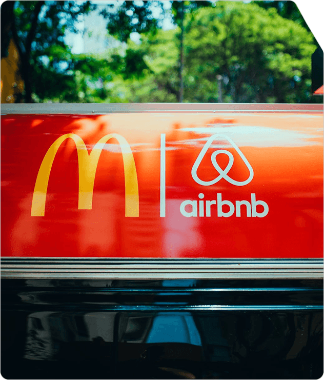 Brand identity applied to a delivery vehicle livery